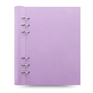 Imagem de BLOCO NOTAS FILOFAX CLIPBOOK RECARREGÁVEL A5 LILÁS PASTEL (023623)
