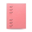 Imagem de BLOCO NOTAS FILOFAX CLIPBOOK RECARREGÁVEL B6 ROSA (023632)