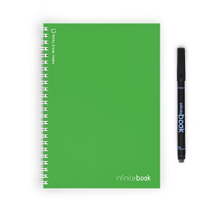 Imagem de KIT CADERNO INFINITEBOOK A5 VERDE LISO