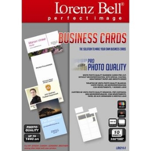 Imagem de PAPEL LORENZ BELL A4 PARA 100 CARTÕES DE VISITA PLB6200 (CAIXA 10 FOLHAS)