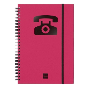 Picture of LISTA TELEFONICA FINOCAM A5 M142 MAGENTA (8510698)