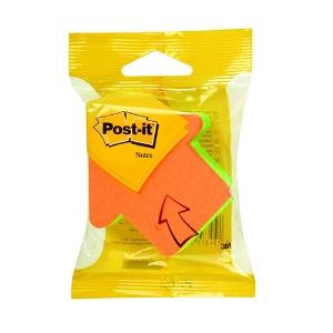 Picture of CUBO BLOCO DE NOTAS ADERENTES POST-IT 2007A NEON SETA 225FOLHAS