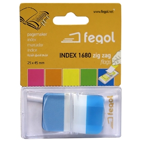 Imagem de INDEX ADERENTE FEGOL 1680-01 1"PLG. (25X43MM) AZUL