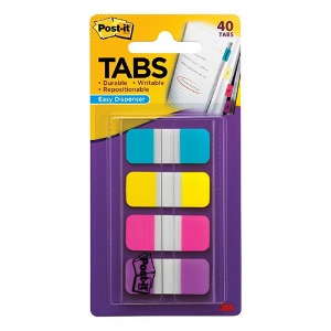 Picture of INDEX ADERENTE POST-IT 676-AYPV 15.8X38.1MM (BLISTER 4 CORES)