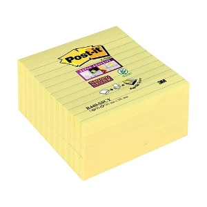 Picture of PACK COM 5 BLOCOS DE NOTAS ADERENTES POST-IT ZIG-ZAG 101X101 R440 PAUTADO (5X90F)