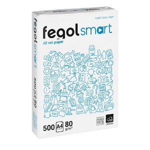 Imagem de RESMA PAPEL FOTOCÓPIA A4 80GR FEGOL SMART BRANCO