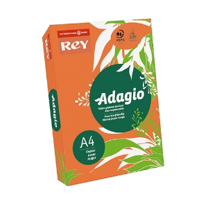 Imagem de RESMA PAPEL COLORIDO A4 80GR ADAGIO INTENSO LARANJA (21)