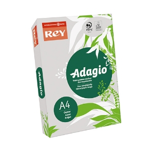 Imagem de RESMA PAPEL COLORIDO A4 80GR ADAGIO PASTEL CINZA (06)