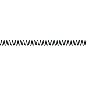 Imagem de ARGOLA ESPIRAL METAL 5.1 14MM PRETA FEGOL 153-14M