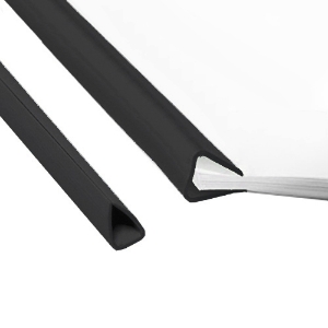 Imagem de BAGUETE DE PLASTICO A4 10MM PRETA