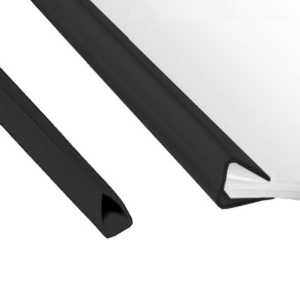 Imagem de BAGUETE DE PLASTICO A4 15MM PRETA