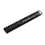 Imagem de ARG. ESPIRAL PLASTICO 38MM PRETA OVAL