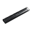 Imagem de ARG. ESPIRAL PLASTICO 52MM PRETA OVAL