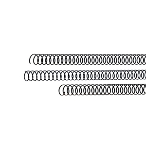 Picture of ARGOLA ESPIRAL METAL 5.1 18MM PRETA FELLOWES 5110701