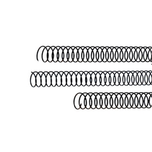 Picture of ARGOLA ESPIRAL METAL 5.1 28MM PRETA FELLOWES (5111301)