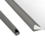 Imagem de BAGUETE DE PLASTICO A4 15MM CINZA