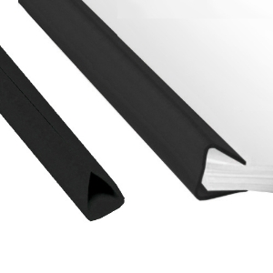 Imagem de BAGUETE DE PLASTICO A4 20MM PRETA