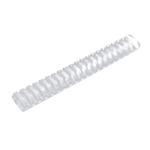 Imagem de ARGOLA ESPIRAL PLÁSTICO 38MM BRANCA OVAL