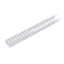 Imagem de ARGOLA ESPIRAL PLÁSTICO 38MM BRANCA OVAL