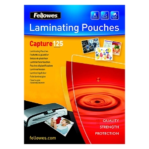 Picture of BOLSA PLASTIFICAR A7 82X112MM 125MIC FELLOWES (5307101)