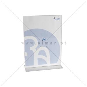 Picture of PORTA-FOLHETOS DE BALCAO A4 EM "T" 2F TRANSP. RD-3803/47801