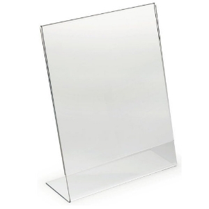 Imagem de PORTA-FOLHETOS DE BALCÃO A5 EM "L" 1F TRANSPARENTE (98202)