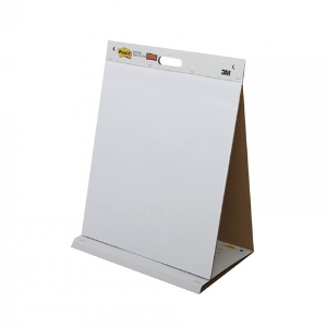Picture of BLOCO FLIPCHART DE MESA PARA REUNIÕES BRANCO LISO 20FOLHAS 3M 563