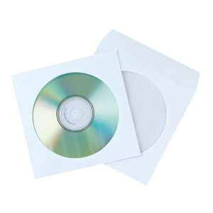 Picture of BOLSA P/CD-DVD EM PAPEL C/JANELA BRANCO P/1CD FEGOL