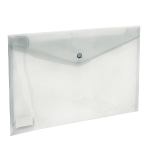 Imagem de BOLSA TIPO ENVELOPE A4 COM MOLA FEGOL E105 TRANSPARENTE