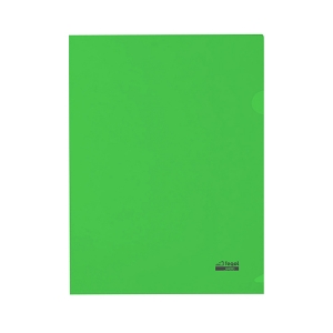 Imagem de BOLSA ARQUIVO EM L A4 PP 6400 VERDE TRANSLÚCIDO