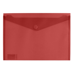 Imagem de BOLSA TIPO ENVELOPE A4 COM VELCRO FEGOL E106 VERMELHA