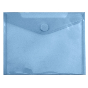 Imagem de BOLSA TIPO ENVELOPE A5 COM VELCRO FEGOL E107 AZUL