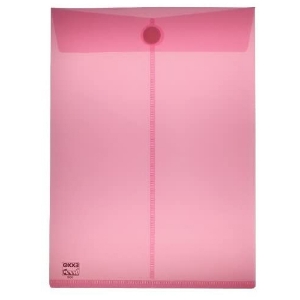 Imagem de BOLSA TIPO SACO A4 90046 COM FECHO VELCRO VERMELHA
