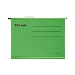Picture of BOLSA SUSP. HORIZ. VISOR CURTO 33CM ESSELTE 90318 VERDE