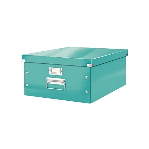 Picture of CAIXA ARRUMAÇÃO GRANDE LEITZ WOW 6045 CARTÃO PP TURQUESA