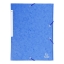 Imagem de CAPA COM 3 ABAS E ELÁSTICOS A4 CLA 425GR EXACOMPTA AZUL (17105E)