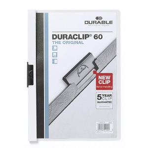Picture of CLASSIFICADOR C/CLIP DURABLE 2209 A4 P/60F CINZA 10