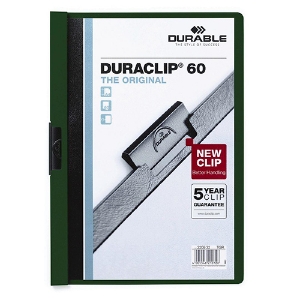 Imagem de CLASSIFICADOR C/CLIP DURABLE 2209 A4 P/60F VERDE ESCURO 32