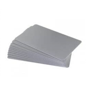 Imagem de Cartão PVC 0.76mm Prata metalizado + BM Hi-Co