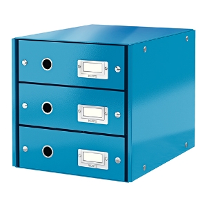 Imagem de DISTRIBUIDOR 3 GAVETAS LEITZ WOW 60480036 AZUL