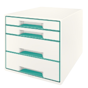 Imagem de DISTRIBUIDOR 4 GAVETAS LEITZ WOW 52132054 VERDE