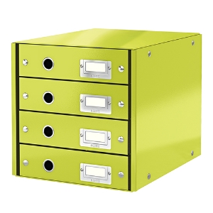 Picture of DISTRIBUIDOR 4 GAVETAS LEITZ WOW 60490054 VERDE