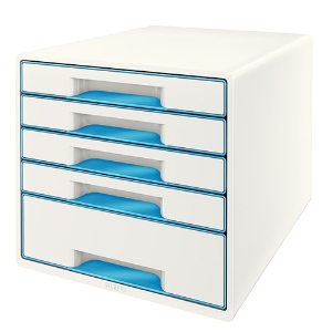 Imagem de DISTRIBUIDOR 5 GAVETAS LEITZ WOW 52142036 AZUL