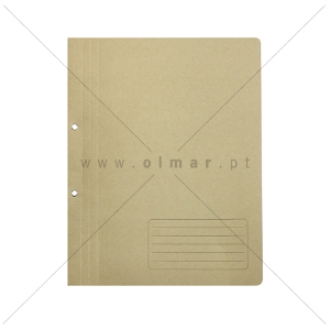 Imagem de DOSSIER KRAFT A4 C/FER. PLAST. C/ILHO P/ARQUIVO (147C)