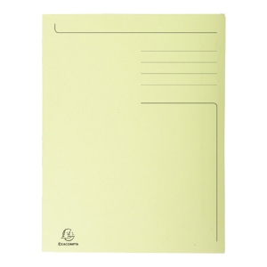 Imagem de DOSSIER EXACOMPTA A4 CLA 280GR COM 3 ABAS AMARELO (449005E)
