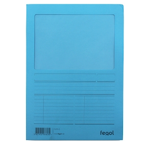 Imagem de DOSSIER PROTOCOLO A4 CLA 140GR FEGOL 76395 AZUL