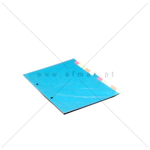 Imagem de SEPARADOR CARTOLINA A5 12 POSIÇÕES PAJORY CORES