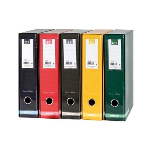 Picture of PASTA ARQUIVO COM CAIXA A4 CLASSIC STRIPES L80 CINZA