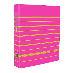 Imagem de PASTA ARQUIVO A4 FEGOL NEO:STYLE L40 018224 RISCAS MAGENTA