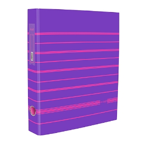 Imagem de PASTA ARQUIVO A4 FEGOL NEO:STYLE L40 018224 RISCAS VIOLETA